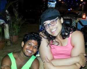Name Buddies - me with Sushanth in Goa