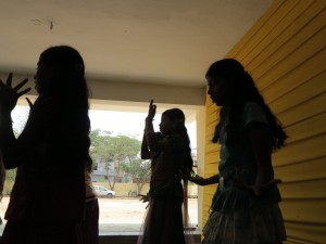 Girls Dancing at Nethanja School