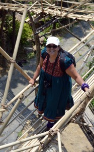 Me Crossing Bridge in Treehouse