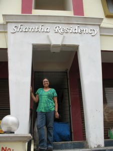 At Shantha Residency in 2008