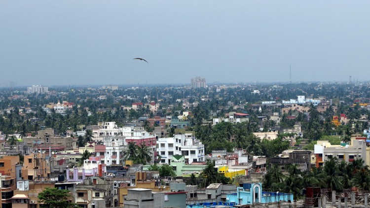 View of Kolkata from Hiland Park