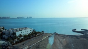 View from my hotel in Doha, Qatar