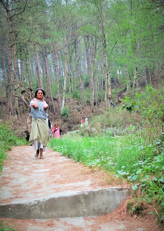 Khasi Women in forest in Shillong