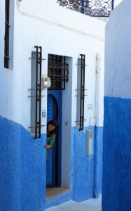 Nuria at her home in Rabat