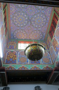 Ceiling in Aziz's Guesthouse