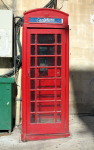 Card-Phone Booth seen near Co-Cathedral, Valletta