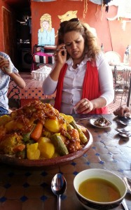 Big Pile of Couscous and Fatima, Wife of Aziz