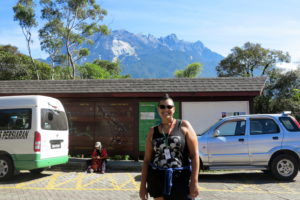 At the base of Mt. Kinabalu (so hopeful, so ignorant and fresh-faced!)