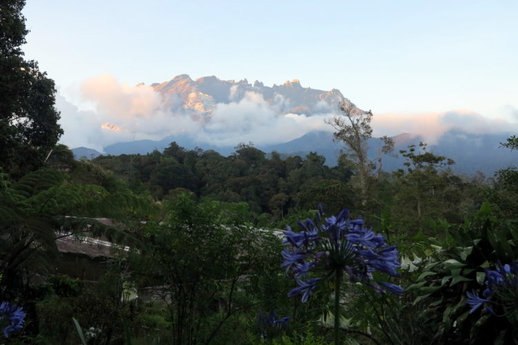 Mt. Kinabalu from Mile 36 Lodge in nearby Ranau, Sabah, Borneo