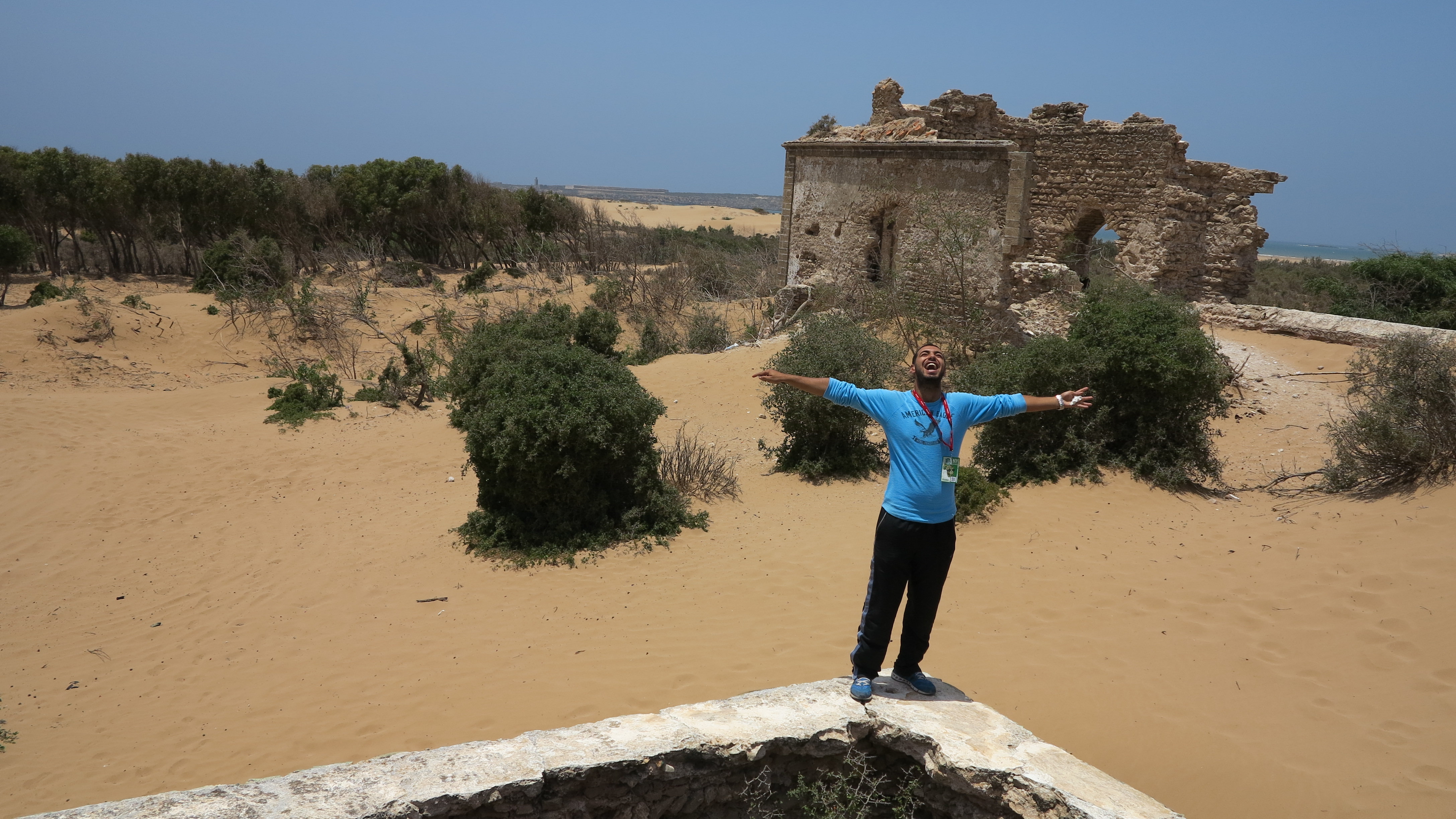 2014.6.15 IMG_5348 Haitem at Castle, Essaouira, Morocco 4006x2251