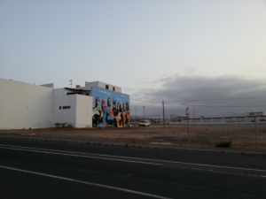 Superhero Wall, Fuerteventura, Las Canarias, Spain; July 2014