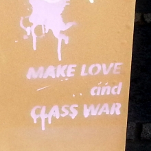 Make Love and Class War, Ioannina, Greece; October 2014.