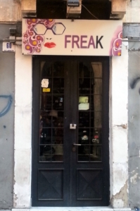 Freak store, Catania, Sicily; September 2014.