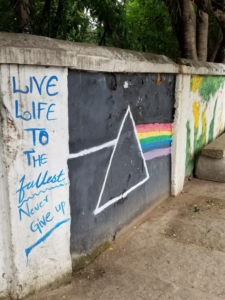 Pink Floyd Wall, Bangalore, India; July 2017.