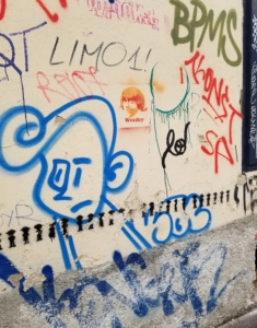 Weasley grafitti, Ljubljana, Slovenia; August 2017.