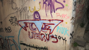 Uterus Graffiti, Athens, Greece; September 2014.