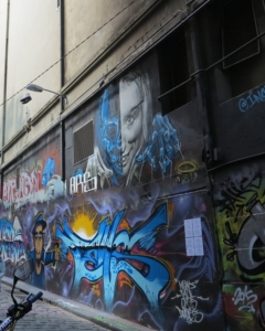 Graffiti in Melbourne, Australia; January 2015.