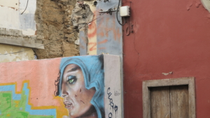 Wall and Graffiti, Las Palmas de Gran Canaria, Spain