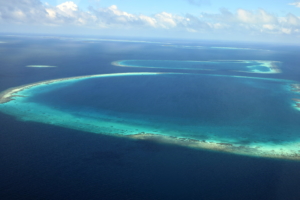 Maldives-from-seaplane-
