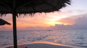 Lovers-Beach-at-sunset-Gangehi-Maldives 