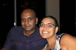 2015.11.15 SJ and Steven at Buddha Bar, Manila, Philippines   