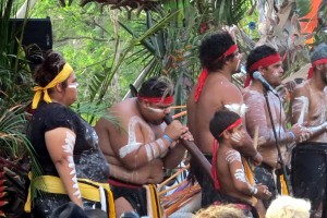 2015.2.14 Opening Ceremonies, Earth Frequency Festival, Ivorys Rock, QLD, Australia   